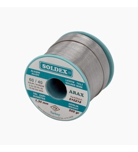 Arax 60-40 Lehim Teli 500 Gr 1 Mm - Sn:60 / Pb:40