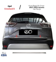 Opel Crossland X Krom Bagaj Alt Çıtası 2017-2021 Paslanmaz Çelik