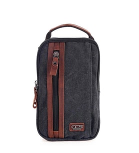 Ççs London 31468 Kanvas Çapraz Çanta Siyah