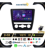 Skoda Yeti 2009-2014 Model 2+64GB Android 13 Kablosuz Carplay Navigasyon Multimedya Sistemi