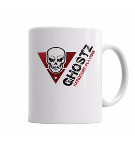 Ghostz Logo Preta Kupa Bardak Porselen
