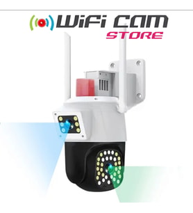 Çift Kameralı Polis Çakarlı Dış Mekan Wifi Kamera Yoosee Uygulama