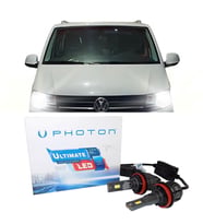 Vw Transporter  T6 Led Xenon Uzun + Kısa Far Ampulü H4 Ultimate 9500 Lumens Yeni Seri Beyaz