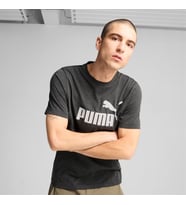 Puma Ess No.1 Logo Heather Tee Erkek Antrasit Spor Tişört - 682550 07