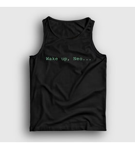 Presmono Unisex Siyah Wake Up Neo Film The Matrix Atlet 254058tt