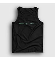 Presmono Unisex Siyah Wake Up Neo Film The Matrix Atlet 254058tt