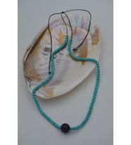 STONEAGE JEWELLERY Lapis Lazuli ve Turkuaz Doğal Taşlı Kolye