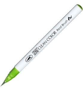 Zig Clean Color Real Brush Fırça Uçlu Marker Kalem 041 Light Green 