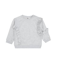 Civil Girls Fırfırlı 2-5 Yaş Sweatshirt - Gri