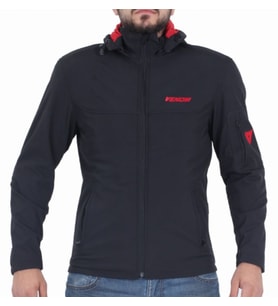 Motosiklet Montu Jaws Soft Shell Siyah Erkek Motorcu Mont