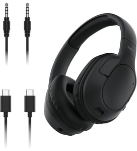 SoundForm Surround Bluetooth Kulak Üstü Kulaklık, Gürültü Engelleme, Kablosuz, 60 Saat Çalma Süresi, Yumuşak Kulak Yastıkları, iPhone, Galaxy, iPad, Seyahat, Ev, Ofis için, Siyah