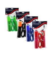 SAYAÇLI RENKLİ SİLİKON İP ATLAMA İPİ SÜNGERLİ RENKLİ PLASTİK TUTACAK (5343)