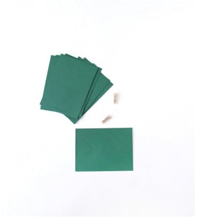 Koyu Yeşil Standart Zarf, 13X18 Cm 10 Adet 13 X 18