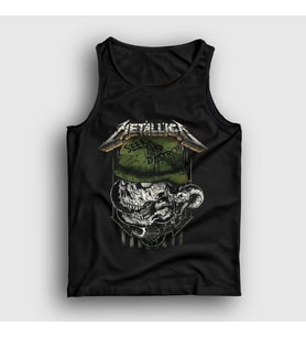 Presmono Unisex Siyah Seek and Destroy Metallica Atlet 67778tt