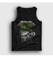 Presmono Unisex Siyah Seek and Destroy Metallica Atlet 67778tt