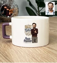 Kişiye Özel Karikatürlü Best Dad Ever Babaya Hediye Lüks Fincan Babalar Günü Hediyesi
