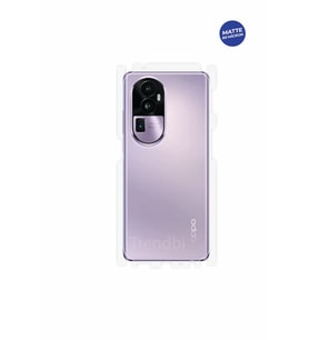 Oppo Reno 10 Pro Plus Mat Arka ve Yan Kaplama Parmak İzi Bırakmayan Koruyucu Film