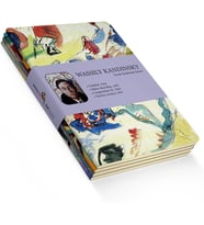 Wassily Kandinsky 4'lü Defter Seti, Great Synthesis Series, Çizgisiz, 64 Sayfa, 10.5x14 cm, Standart