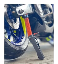 Motosiklet Taşınabilir İttir Maşa Krikosu Motor Lifti Teker Döndürme Zincir Yağlama Aracı_Supermoto (Siyah)
