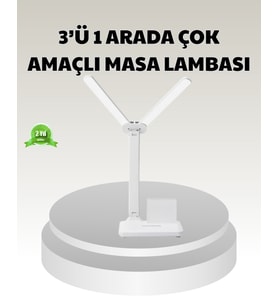 LED LED'li Masa Lambası – Göz Yormayan, Kısılabilir ve Esnek Başlıklı