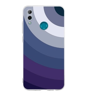 Huawei P Smart 2019  Kamera korumalı Kapak Renk Cümbüşü Tasarımlı  Şeffaf Kılıf