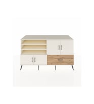 Kronos Konsol 5 Raflı Tek Çekmeceli 4 Kapaklı 176x59x99 Aytaşı-Aytaşı/Çam