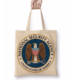 National Security Agency Bez Çanta Uzun Saplı