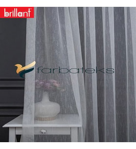3Kat Pileli Brillant Donati Tarz Desen Tül Perde