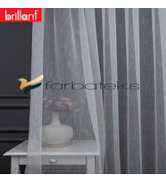 3Kat Pileli Brillant Donati Tarz Desen Tül Perde