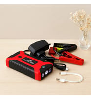 Araç Takviye Powerbank 4 USB Taşınabilir Fener COB Pusula 98.000 mAh