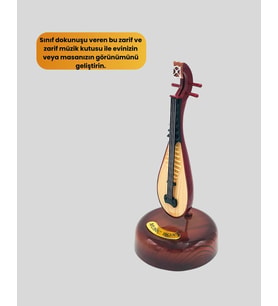 Enstrüman Figürlü Melodi Çalan Dekoratif Müzik Kutusu