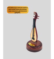Enstrüman Figürlü Melodi Çalan Dekoratif Müzik Kutusu