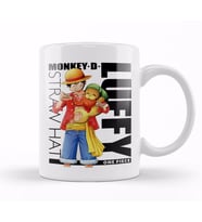 Monkey D Luffy Straw Hat Kungfu Seal Kupa Bardak Porselen