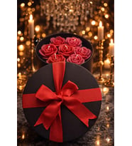 Mumelia Candles Kırmızı Asalet - Doğal Soya Mum Buketi