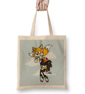 Sonic And Tails Tails And Shadow Sonic Bez Çanta Uzun Saplı