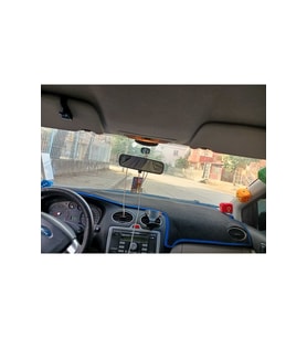 2005-2011 Modellerine Uygun Ford Focus 2 Torpido Koruma Halısı Siyah Kenar Renk Mavi