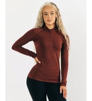 Alphalete Yarım Fermuarlı Body