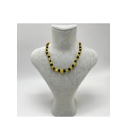 Sertifikalı Bebek Kehribar Kolye Sarı Siyah 35-38 Cm