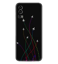 General Mobile GM 23 Kılıf Silikon Desen Özel Seri Line Planet 1736