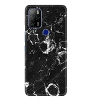 Omix X300 X500 X400 X600 X700 Kılıf Desemli Silikon Black Hole Marble 1387