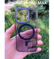 İphone 14 Pro Max Hybrid Magsafe Animasyonlu Sararmaz Kılıf