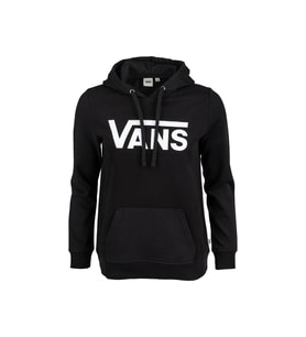 Vans WM DROP V LOGO HOODIE-B Kadın Sweat VN0A5HNPBLK1 (Siyah)