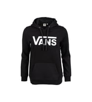 Vans WM DROP V LOGO HOODIE-B Kadın Sweat VN0A5HNPBLK1 (Siyah)