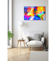 Dekoratif Duvar Tablosu Temperli Cam Tablo 110 x 70 cm