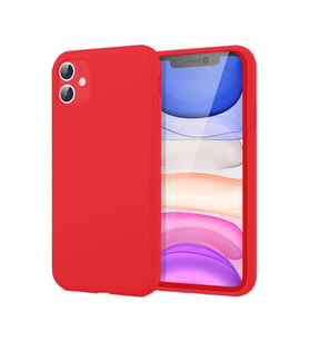 Iphone 11 Kılıf First Silikon - Kırmızı
