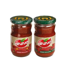 Altunsa Biber Salçası Acı Ve Tatlı Set 650 Gr X 2
