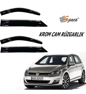 Krom Cam Rüzgarlığı Volkswagen Golf 7 2014-2020 / Caru409