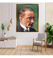 ÇERÇEVELİ ATATÜRK TABLO S316