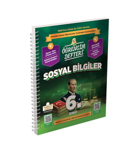 6.Sınıf Sosyal Bilgiler Öğrencim Defteri Murat Eğitim Yayınları
