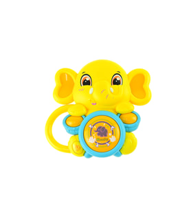 Oyuncak Sevimli Fil Davul Mini Işıklı Sesli 15cm